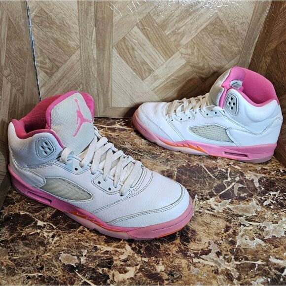 Jordan 5 Retro WNBA Pinksicle orange women's size 8. GS 6.5. 683 - Picture 1 of 12